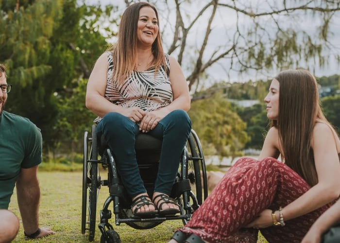 Community members advocating for disability inclusion