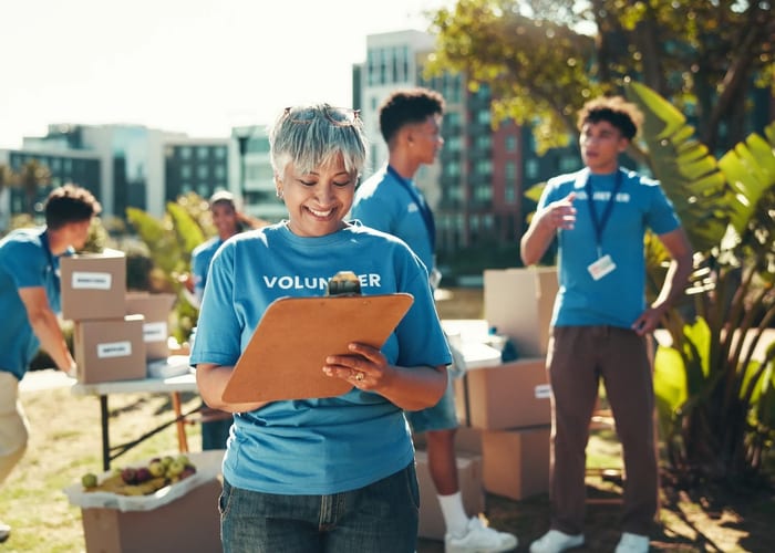 Krewe of Possibilities volunteers and community members
